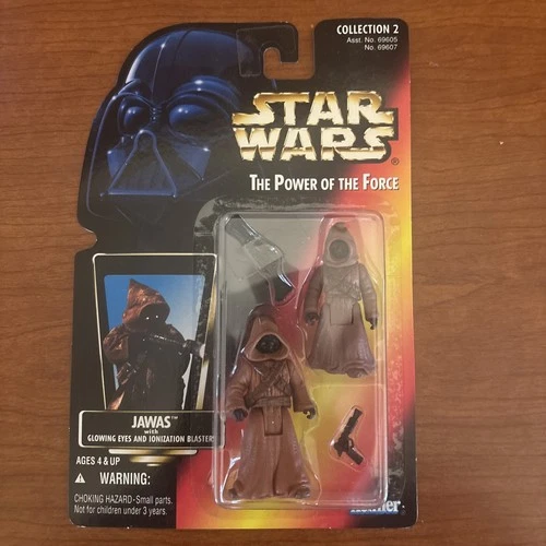 Star Wars JAWAS Red Cardback Glowing Eyes Blasters POTF A New Hope ANH Tatooine