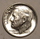 1959 P ROOSEVELT DIME , 90% Silver, uncirculated