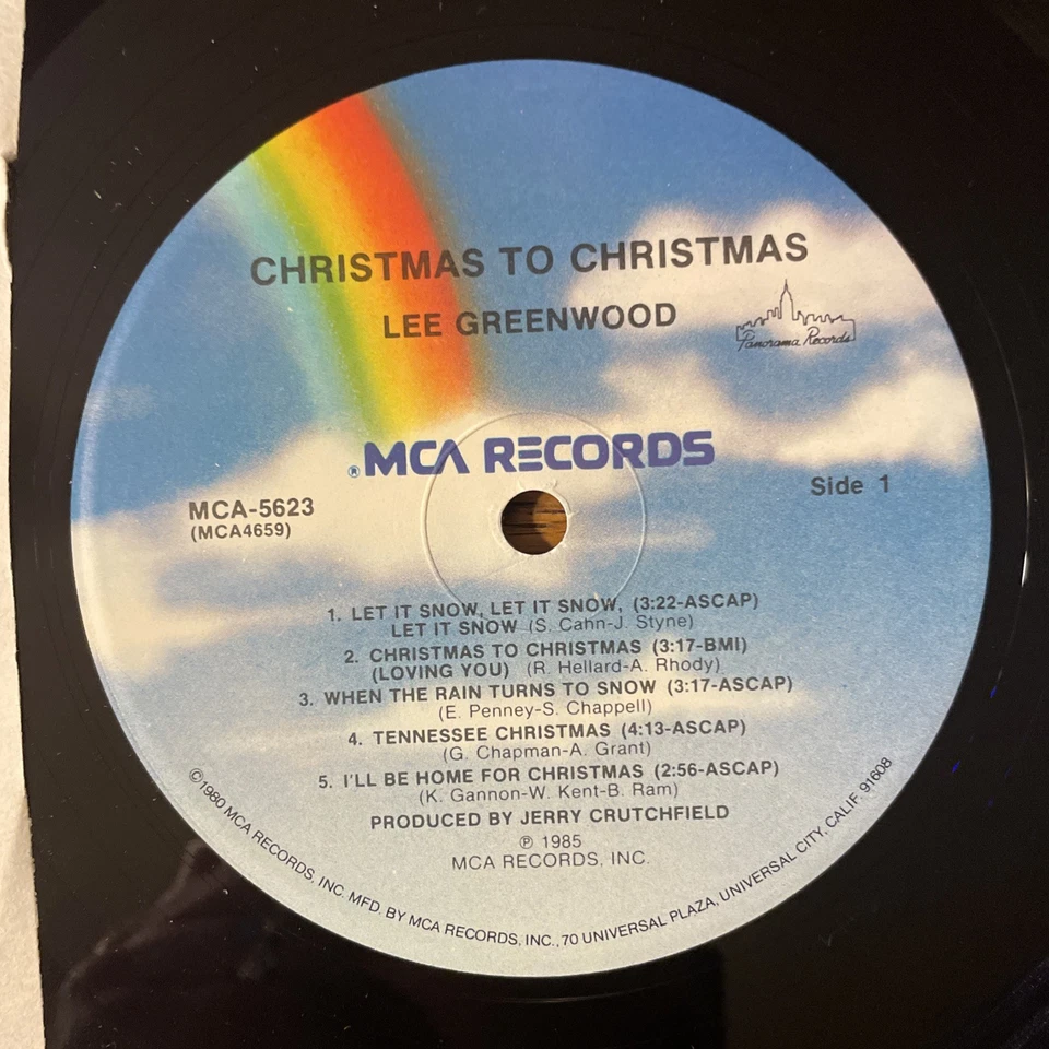 Lee Greenwood Christmas To Christmas LP MCA Holiday EX!!!! Foto 3 de 4