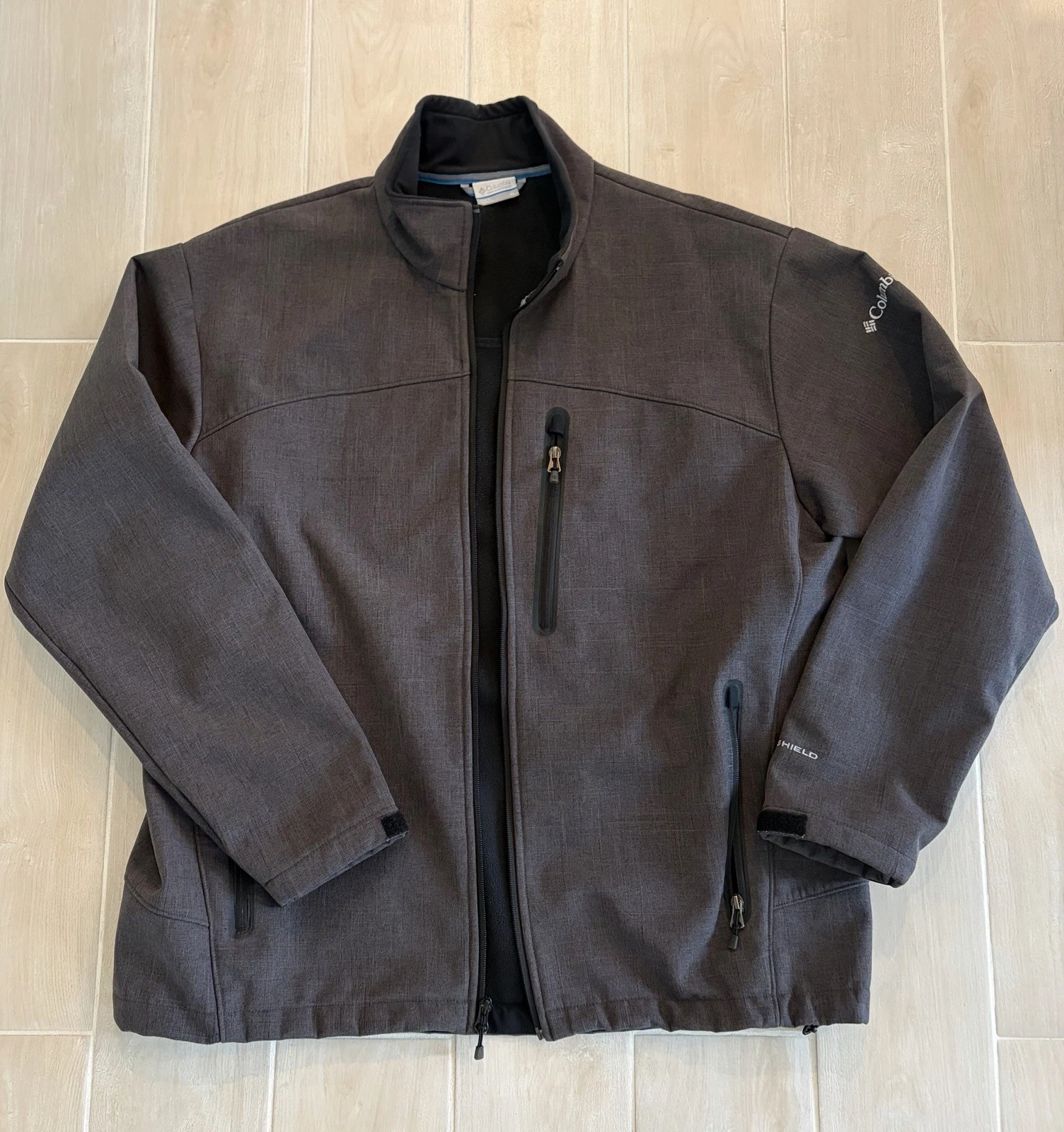 Columbia Men's Gray Omni-Shield Fleece Lined Jacket - Size XL