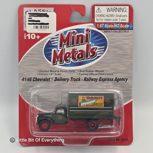 Camión de agencia exprés ferroviaria mini metales Metal Works clásico - escala HO 30274 | Condition: New