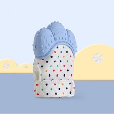 Teething Mitten Mitts Baby Teether Certificated Comfortable Food Grade Silicone