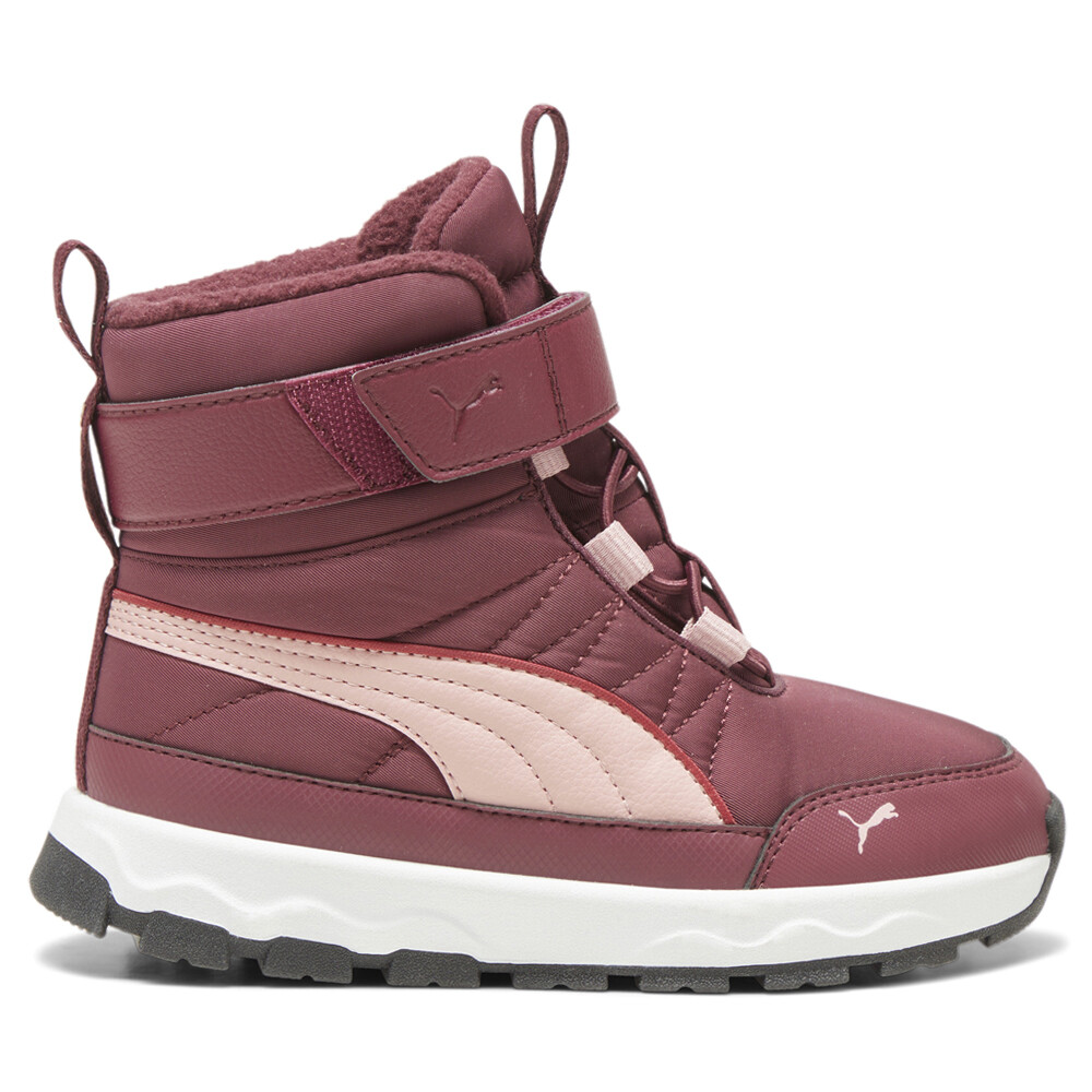 Повседневные ботинки Puma Evolve Snow Youth для девочек красного цвета 39264504