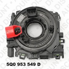 Contacteur tournant airbag POUR VW AUDI SEAT SKODA, 5Q0953549D, 5Q0953549B