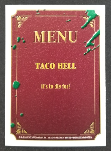 Taco Tim 2021 Garbage Pail Kids Food Topps Card #6b (NM) - Picture 2 of 2