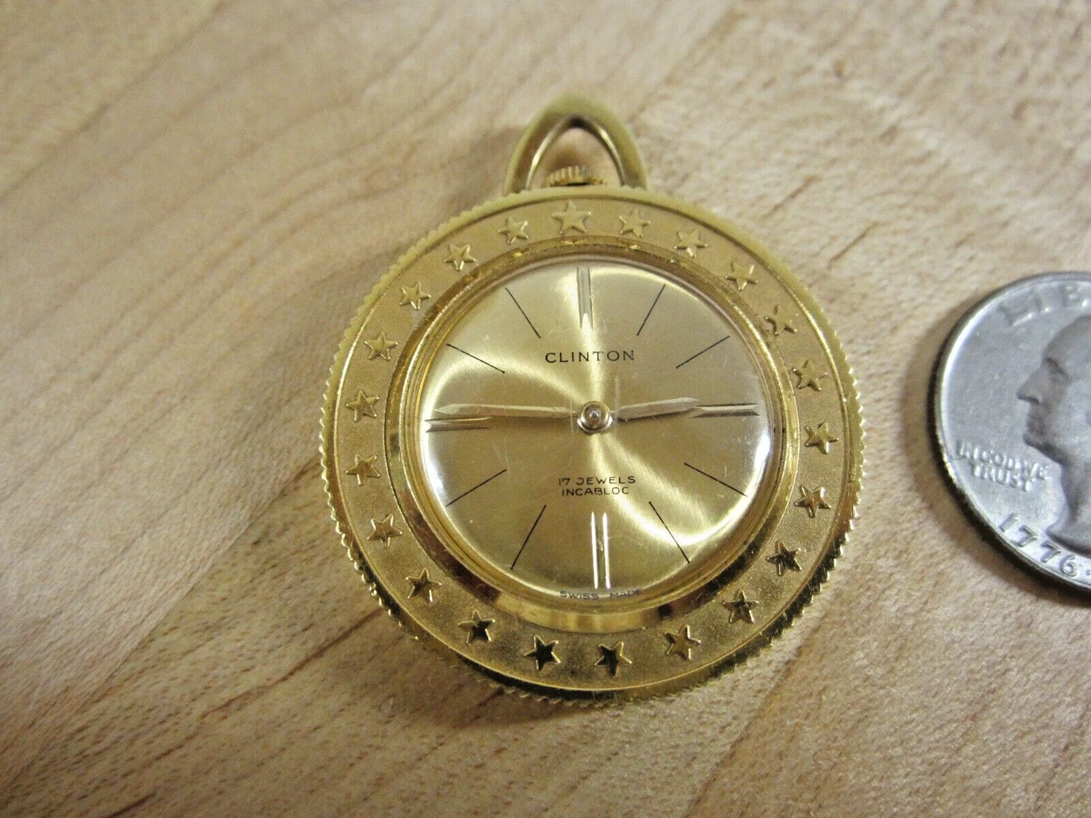 Clinton top pocket watch