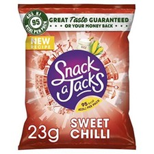 Snack a Jacks Sweet Chilli Rice Cakes Case, 24 Units x 23 g