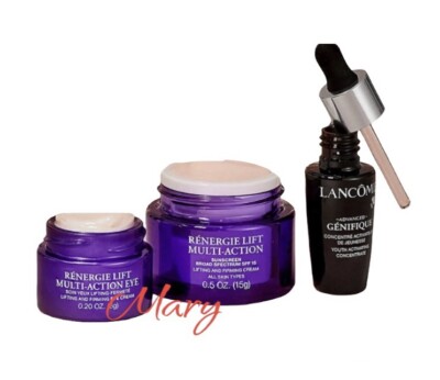 Lancome 3 pcs Renergie Skin Care Gift Set - New in Sealed Bag