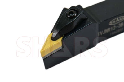 SHARS TOOL 3/4 x 4-1/2 RH TVJN T-Type Clamp Indexable Profiling Tool Holder VNMG P]