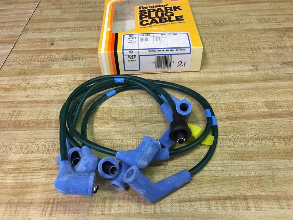 Juego de cables NGK RC-FE21 (8001) se adapta a la mayoría de SUBARU 71-87 Foto 2 de 3