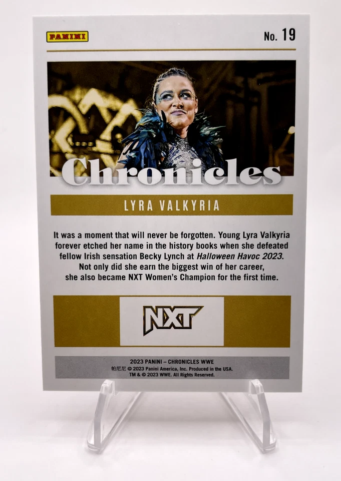2023 Panini Chronicles WWE - Purple #19 Lyra Valkyrie 07/49 - Image 2 of 2