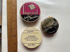 1950's ? imperial Write-Master Typewriter Ribbon In Original Tin. Unused. thumbnail