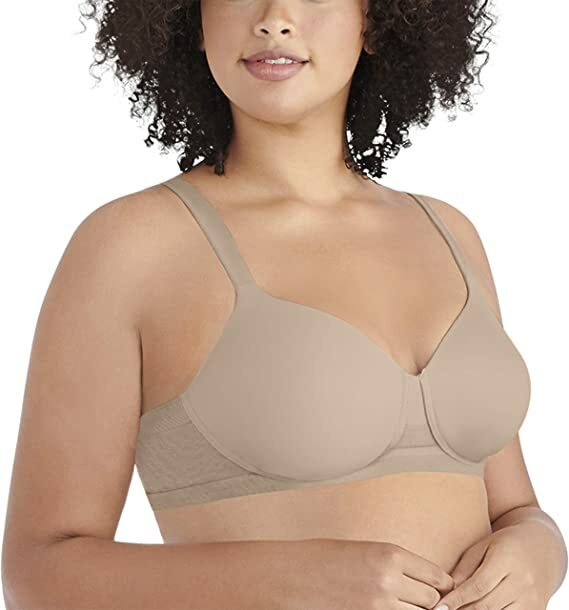 Vanity Fair Women's Breathable Luxe Full Figure Wirefree Bra 71265
