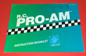 Vintage R.C. Cartucho PRO-AM RACING THRILLS1 Nintendo NES 1988, manual BONITO