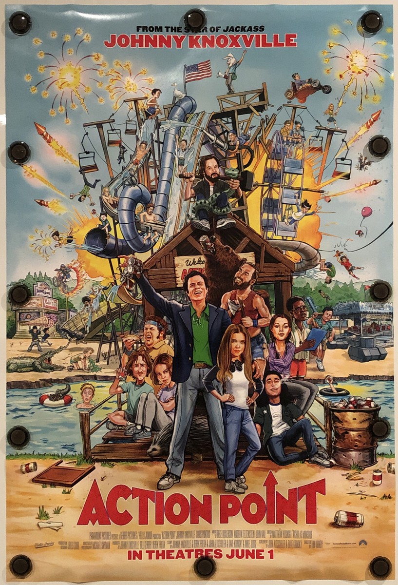 ACTION POINT Original One Sheet Movie Poster - 2018 - JOHNNY