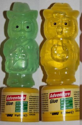 Klebestift UHU Kleber Klebstoff 4x Adventure Glue Figuren Kinder basteln kleben