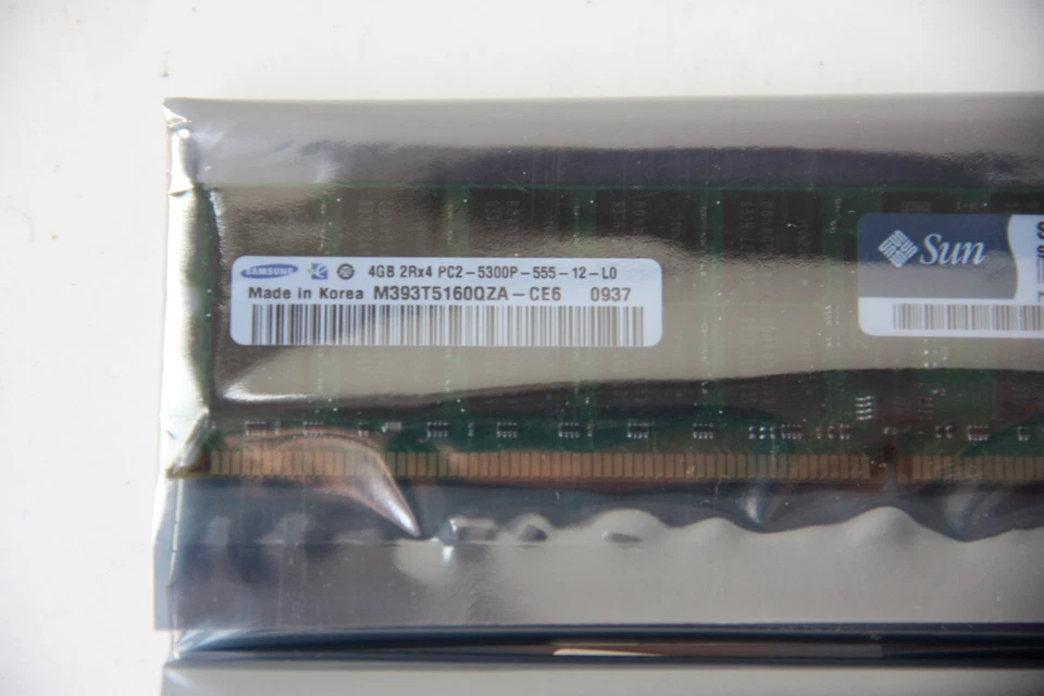 8GB Samsung Sun P/N 371-3847-01 (2 x 4GB) PC2-5300 DDR2-667MHz ECC - Image 4 of 4