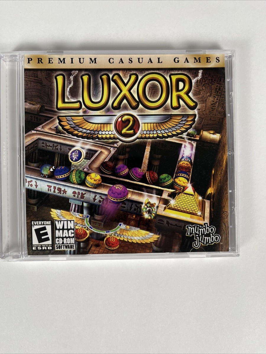 LUXOR 2 Premium Casual Video Games by Mumbo Jumbo (1996, PC