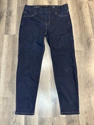 Liverpool Denim Skinny Legging Blue Pull-On Jeans, Elastic Waist, Womens  14/32