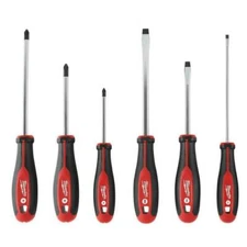Milwaukee 48-22-2706 6 in. L Phillips/Slotted Screwdriver Set 6 pc