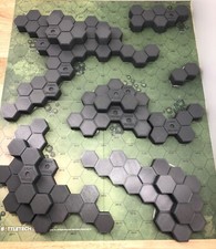 Hills for Grassland Rolling Hills #4 - 3D Printed Battletech Terrain & Hills