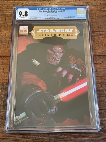 STAR WARS HIGH REPUBLIC 7 CGC 9.8 MIKE MAYHEW 1st DARTH KRALL TRADE VARIANT-A