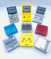 Nintendo GameBoy Advance SP Handheld GBA SP IPS V2 Screen BacklitScreen +Charger