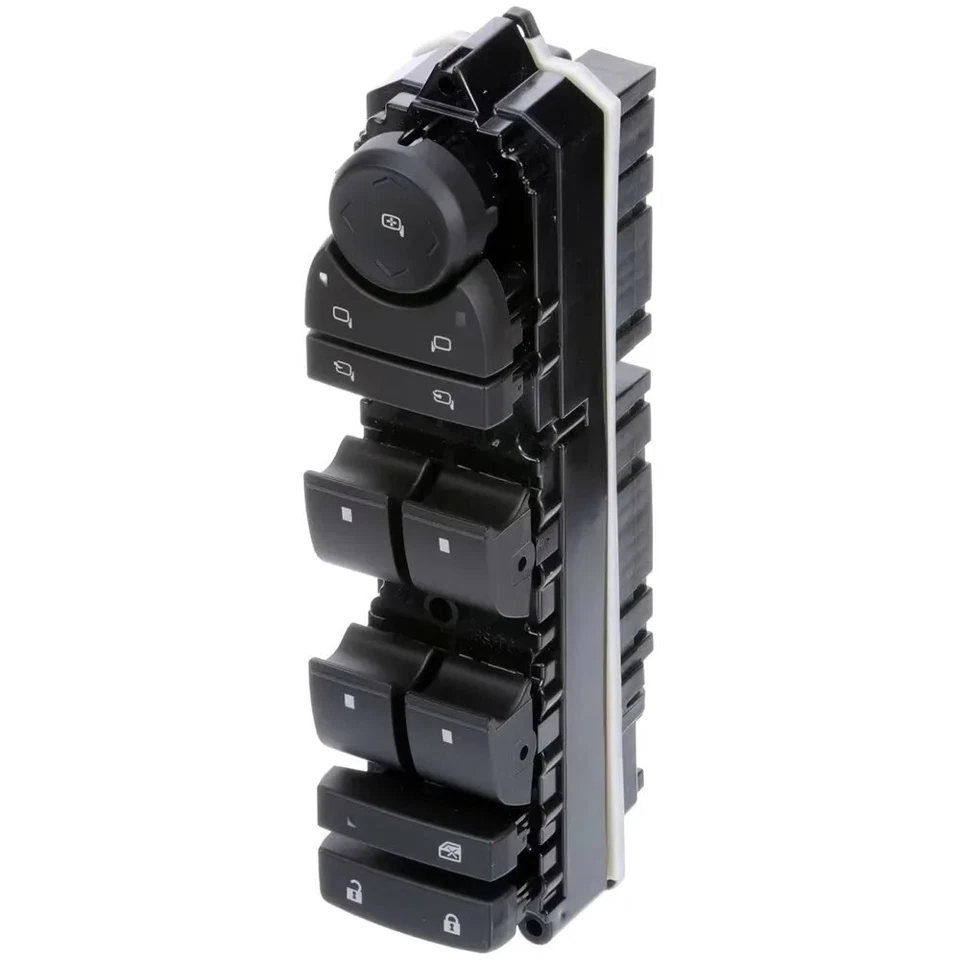 20835553 Interruptor de ventana eléctrica AC Delco GM conductor delantero lado izquierdo negro para Chevy Foto 2 de 4