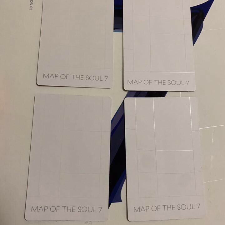 BTS V Taehyung MAP OF THE SOUL 7 Official Photo Card PC Ver.1 2 3