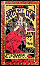 Grateful Dead Concert Poster - 12" x 18"  Color Poster