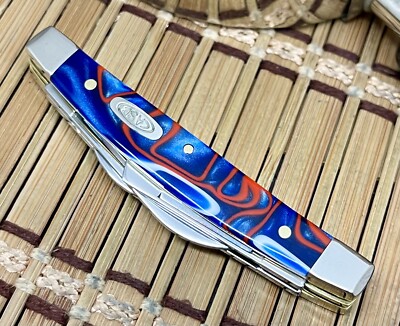 Case XX USA 2023 Patriotic Kirinite 11224 Stainless Small Congress Pocket Knife