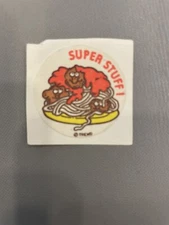Vintage Trend Scratch N Sniff Spaghetti Sticker