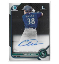 Charlie Welch 2022 Bowman Chrome 1st Bowman Auto Autograph #CPA-CW