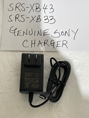 SONY SRS-XB43 Charger USB-C 5V 3A Genuine, Original
