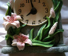 Hummingbird Clock-Unique Floral and Hummingbird Design. — photo 4