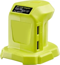 Battery USB Adapter Power Source 18V for Ryobi One+ P743, P107 P108 PBP005 006