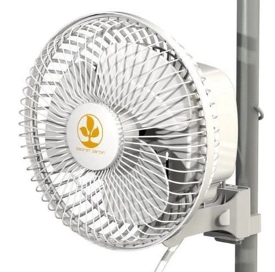 Secret Jardin Monkey Pole Fan 16W Fits 0.63''-0.83'' Grow Tent Poles MF16 R2.00