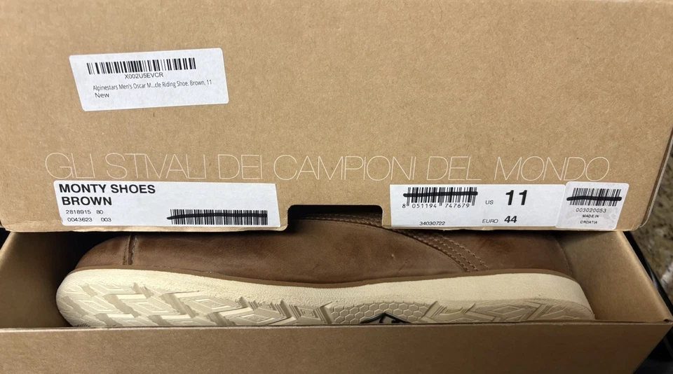 BOTAS ALPINESTARS MONTY MOTO DE RUA Tamanho 11 - Imagem 2 de 4