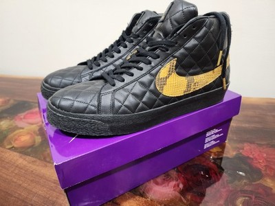 Supreme X Nike SB Blazer Mid QS Black - Size 12 DV5078-001