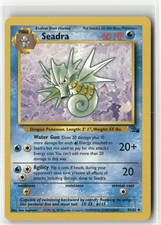 Seadra 42/62 Uncommon Fossil Pokemon Unlimited LP on eBay