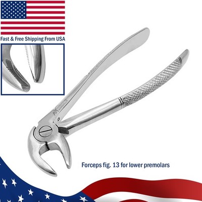 Surgical Lower Premolar Extraction Forceps Fig-13 Dental Tooth Extracting Pliers