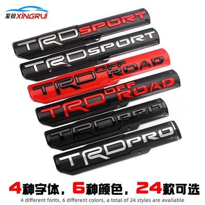 for Toyota North America Tundra Sequoia TRD SPIORT modified TRD PRO BRO badge