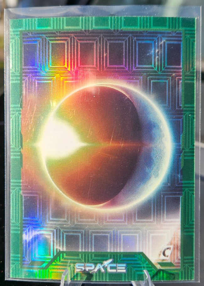 Cardsmiths Currency Series Space - #56 Eclipse - EMERALD Gemstone 16/99