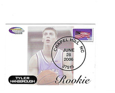Tyler Hansbrough 2006 Showcase Prospects ROOKIE CARD UNC Tarheels Basketball. rookie card picture