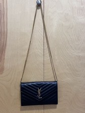 Saint Laurent Classic Monogram Wallet on Chai...
