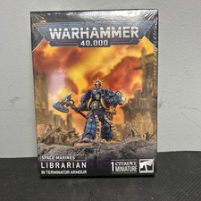 Space Marines Librarian In Terminator Armor Warhammer 40K