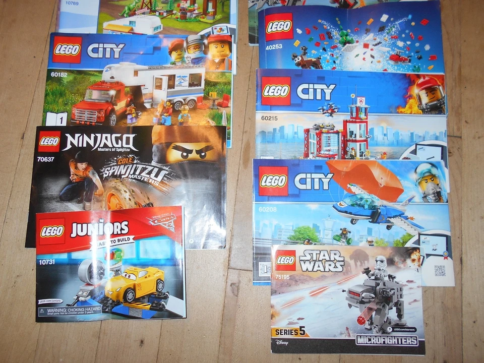 LEGO Mixed Lot of 10 Instruction Manuel ONLY - Image 4 of 4
