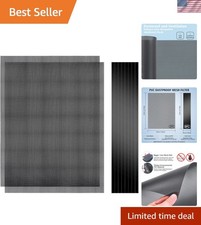 400x300mm DIY Magnetic PC Dust Filter 2-Pack - PVC Cover for Case Protection