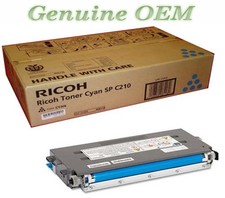 406118 Original OEM Ricoh Toner Cartridge, Cyan Genuine Sealed