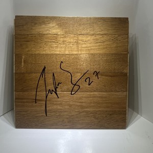 Zaza Pachulia Autographed Floor Tile Signed In Person